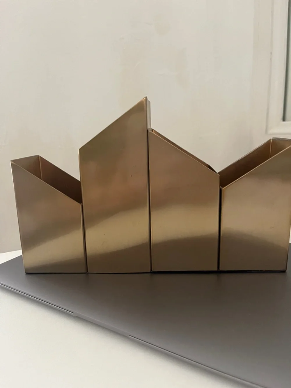 Target Brass Metal Desk Pencil Holder Organizer
